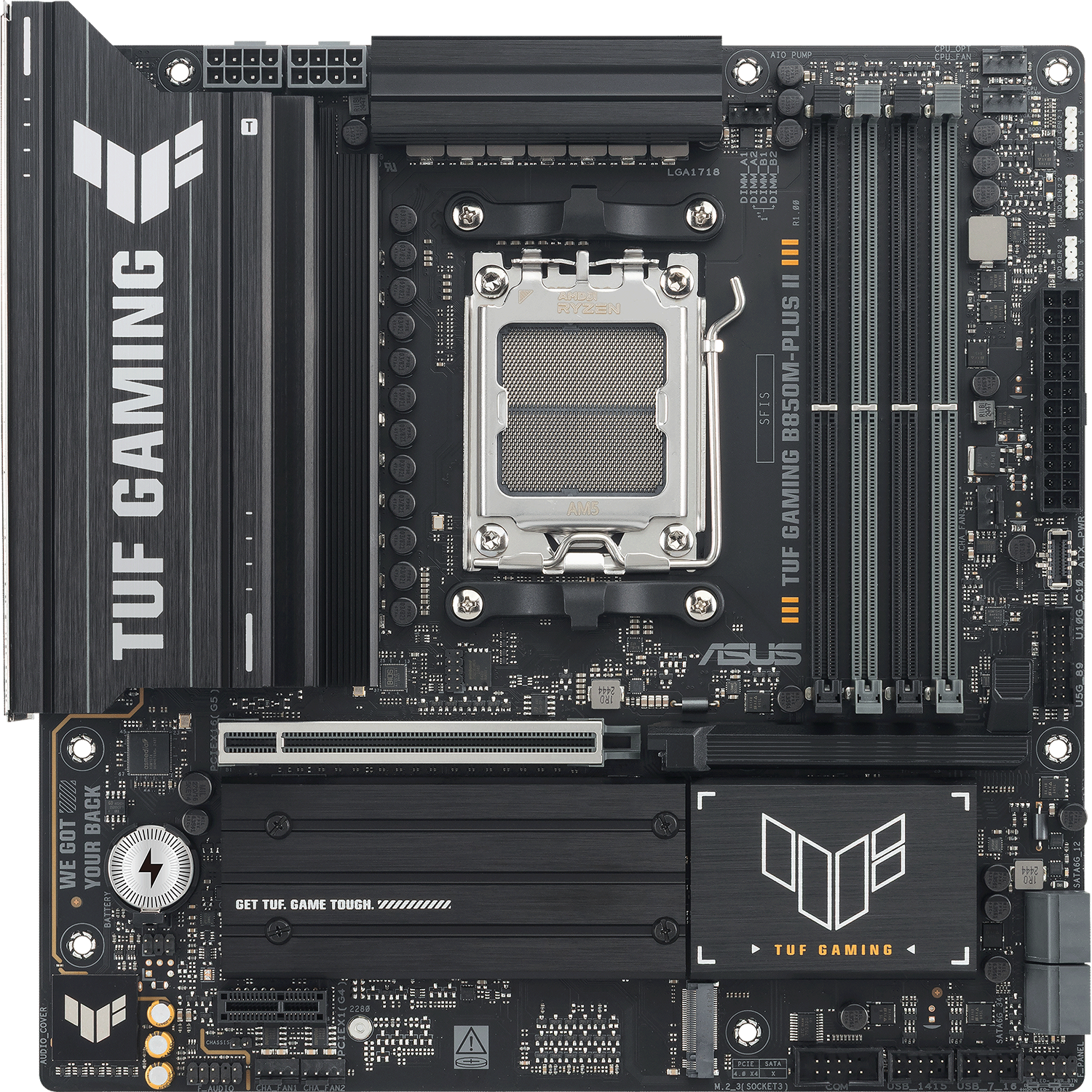 Материнская плата / ASUS TUF GAMING B850M-PLUS II (90MB1MT0-M0EAY0) / Материнская плата/ TUF GAMING B850M-PLUS II