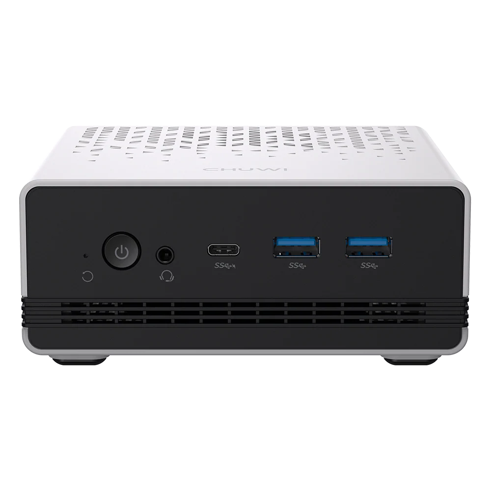 Компьютер / Chuwi CWI604R57P / Chuwi Ubox AMD Ryzen 5 7430U(2.3Ghz)/16384Mb/512PCISSDGb/IntAMD Radeon/BT/WiFi/war 1y/1.35kg/Iron Gray/Win11Pro + DDR4 (SODIMM MAX 64GB)(RAM slot2)/USB2.01/USB3.2G13/Type-C1(DP,PD)/HDMI1/DP1/RJ452/WIFI6,BT5.
