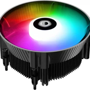 Устройство охлаждения(кулер) ID-Cooling DK-07A RAINBOW RGB Soc-AM5/AM4 черный/белый 4-pin 14-26dB Al 125W 400gr Ret