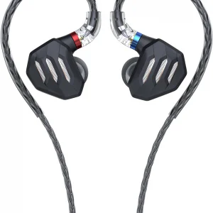 Наушники внутриканальные Fiio FH7s 1.2м черный проводные в ушной раковине