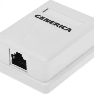 Розетка ITK CS2-1C5EF-12-G настенная 49.2x62.5x25.2мм крышка RJ45 пластик белый (упак.:1шт)