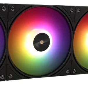 Система водяного охлаждения Thermalright Frozen Warframe PRO 360 ARGB Soc-AM5/AM4/1200/1700/1851 черный 4-pin 29.8dB Al LCD Ret (F-WFRAME-PRO-360-BL-ARGB)