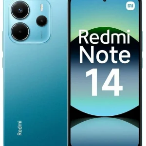 Смартфон Xiaomi Redmi Note 14 128Gb 6Gb голубой моноблок 3G 4G 2Sim 6.67" 1080x2400 Android 14 108Mpix 802.11 a/b/g/n/ac NFC GPS GSM900/1800 GSM1900 Protect A-GPS microSD max1024Gb