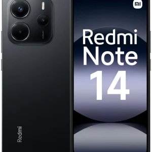 Смартфон Xiaomi Redmi Note 14 128Gb 8Gb черный моноблок 3G 4G 2Sim 6.67" 1080x2400 Android 14 108Mpix 802.11 a/b/g/n/ac NFC GPS GSM900/1800 GSM1900 Protect A-GPS microSD max1024Gb