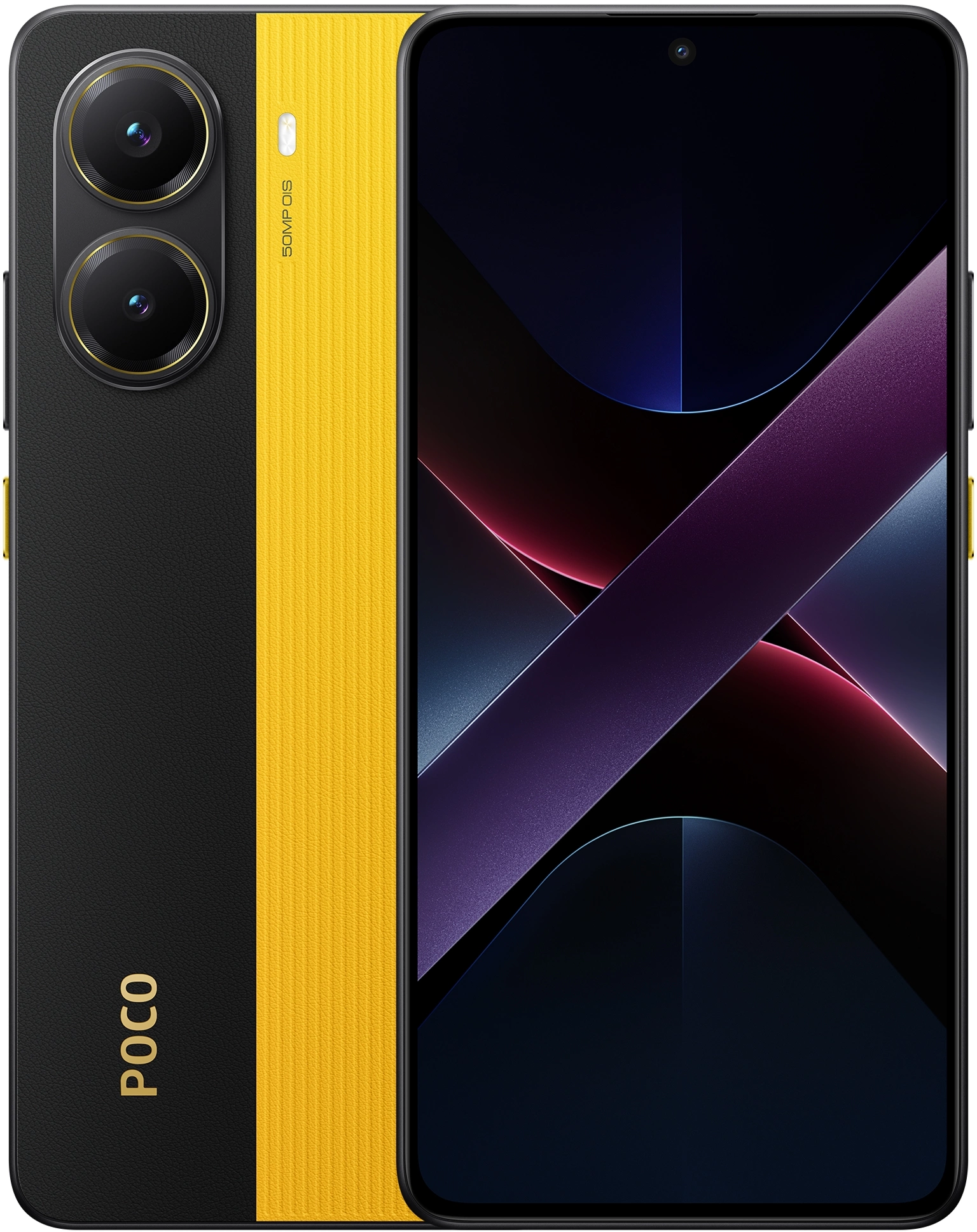 Смартфон Xiaomi Poco X7 Pro 512Gb 12Gb желтый/черный моноблок 3G 4G 2Sim 6.67" 1220x2712 Android 14 50Mpix 802.11 a/b/g/n/ac/ax NFC GPS Protect A-GPS
