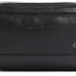 Косметичка Piquadro Philip BY6021W136/N черный натур.кожа