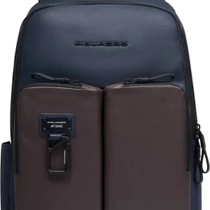 Рюкзак Piquadro Harper CA3869AP/BLUTM синий/коричневый кожа