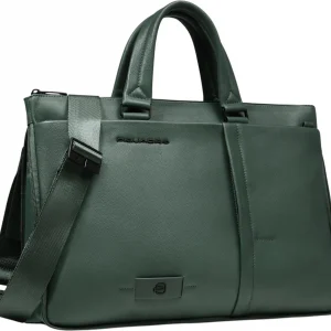 Деловая сумка мужская Piquadro Russel CA4021W137/VE с отделением для ноутбука 15.6" хаки натур.кожа