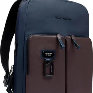 Рюкзак Piquadro Harper CA6311AP/BLUTM синий/коричневый кожа