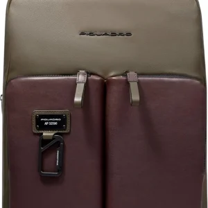 Рюкзак Piquadro Harper CA6311AP/VETM коричневый/зеленый кожа