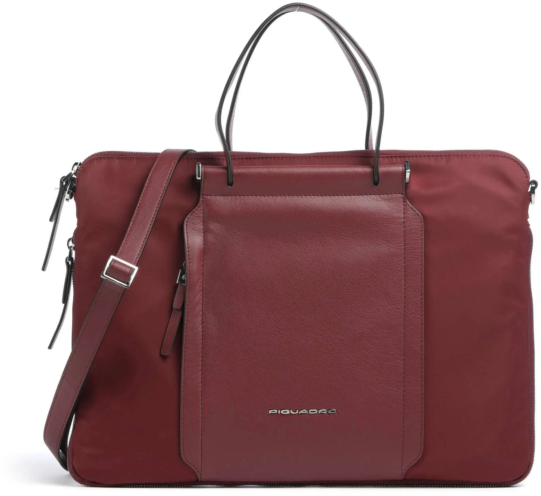 Деловая сумка женская Piquadro Lyra CA4021W92T/BO с отделением для ноутбука 15.6" бургунди натур.кожа/ткань