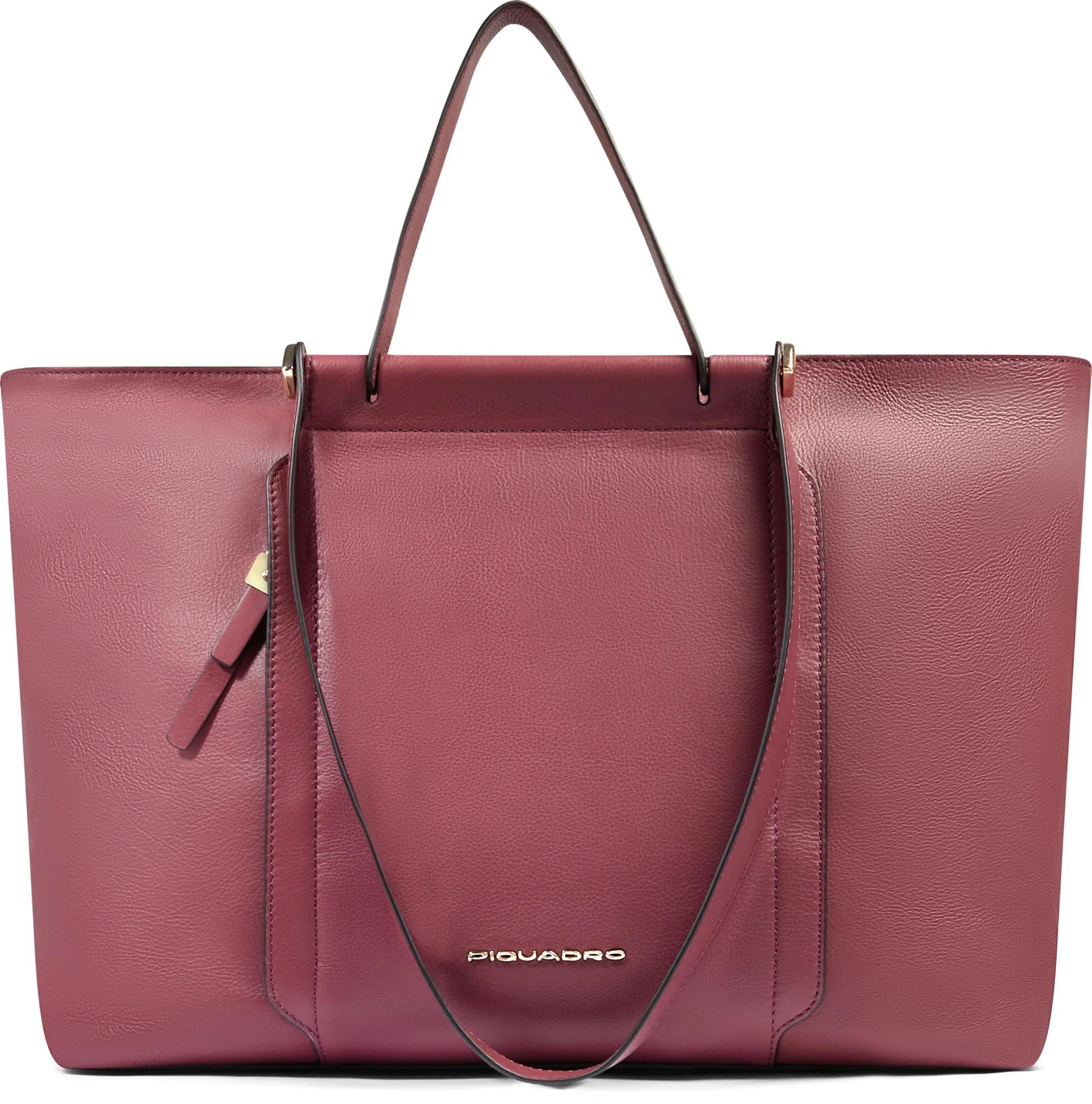 Деловая сумка женская Piquadro Circle BD3336W92/BO с отделением для ноутбука 14" бургунди натур.кожа