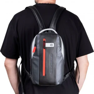 Рюкзак Piquadro Urban CA6801UB00/GRN серый/черный кожа