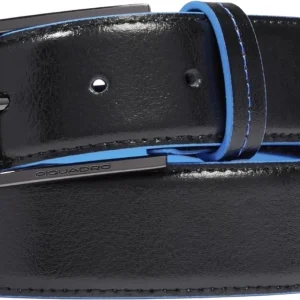 Ремень мужской Piquadro Blue Square CU6743B2/N 125х3.5см черный натур.кожа