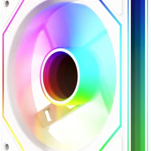 Вентилятор для корпуса Bloody CF-11 LCD ARGB 120х120x25 белый 4-pin 32дБ (упак.:1шт) (CF-11-ARGB120-WH) Ret