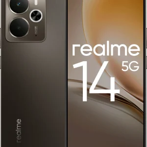 Смартфон Realme RMX5070 14 5G 256Gb 8Gb черный моноблок 3G 4G 2Sim 6.67" 1080x2400 Android 15 50Mpix 802.11 a/b/g/n/ac/ax NFC GPS GSM900/1800 GSM1900 Protect