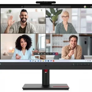 Монитор Lenovo 23.8" ThinkVision T24v-30 черный IPS LED 4ms 16:9 HDMI M/M Cam матовая HAS Piv 1000:1 250cd 178гр/178гр 1920x1080 75Hz VGA DP FHD USB 6.0кг