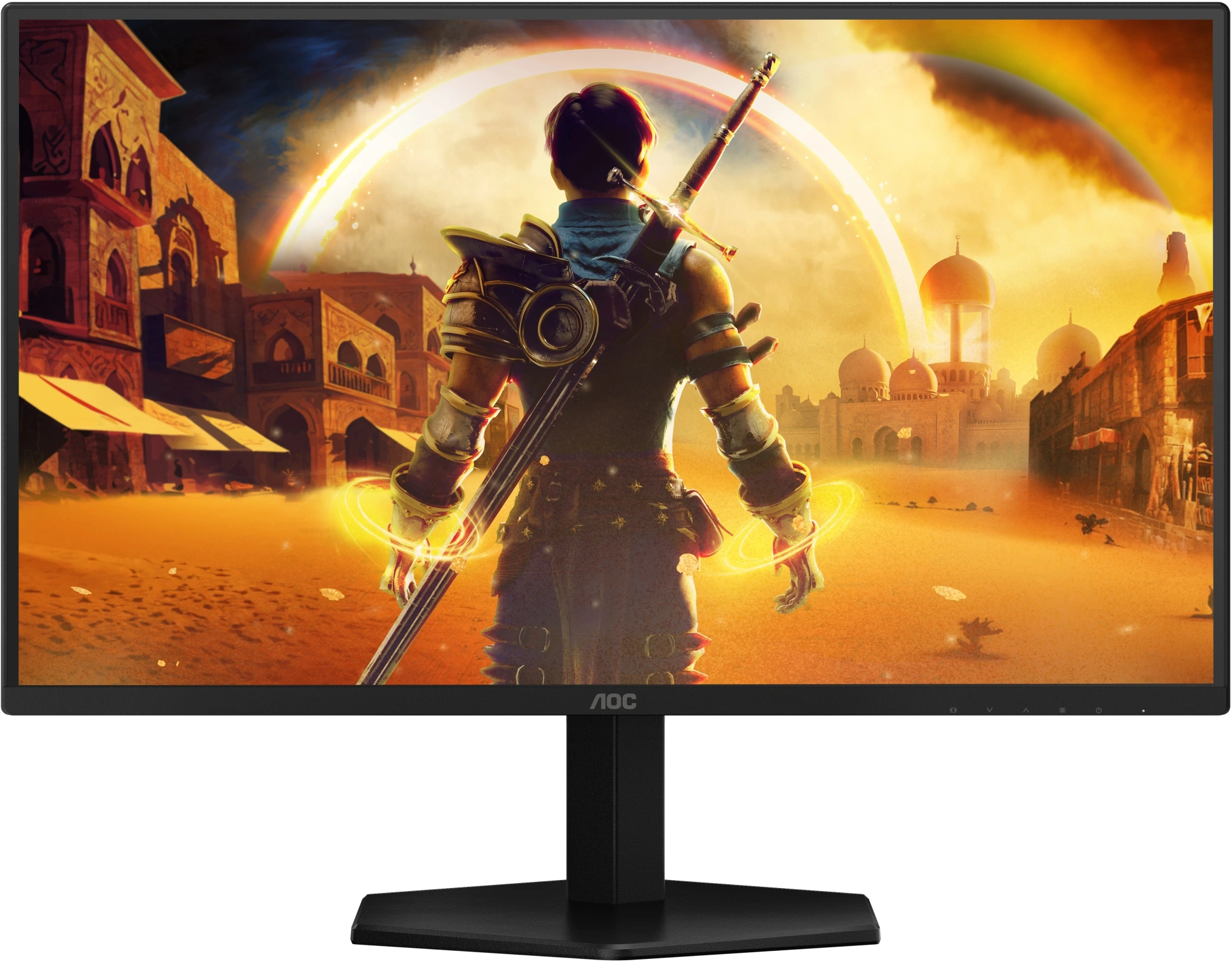Монитор AOC 27" 27G42E черный IPS LED 16:9 HDMI матовая 1000:1 300cd 178гр/178гр 1920x1080 180Hz G-Sync DP FHD 3.83кг