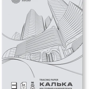 Калька Cactus CS-TR90-A4500 A4/90г/м2/500л. универсальная