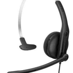 Гарнитура накладные Edifier CC100 1.5м черный проводные оголовье