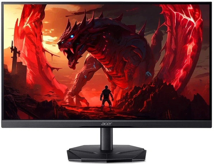 Монитор Acer 24.5" KG251QX0biip черный VA LED 0.5ms 16:9 HDMI M/M матовая 250cd 170гр/160гр 1920x1080 200Hz DP FHD 4.2кг