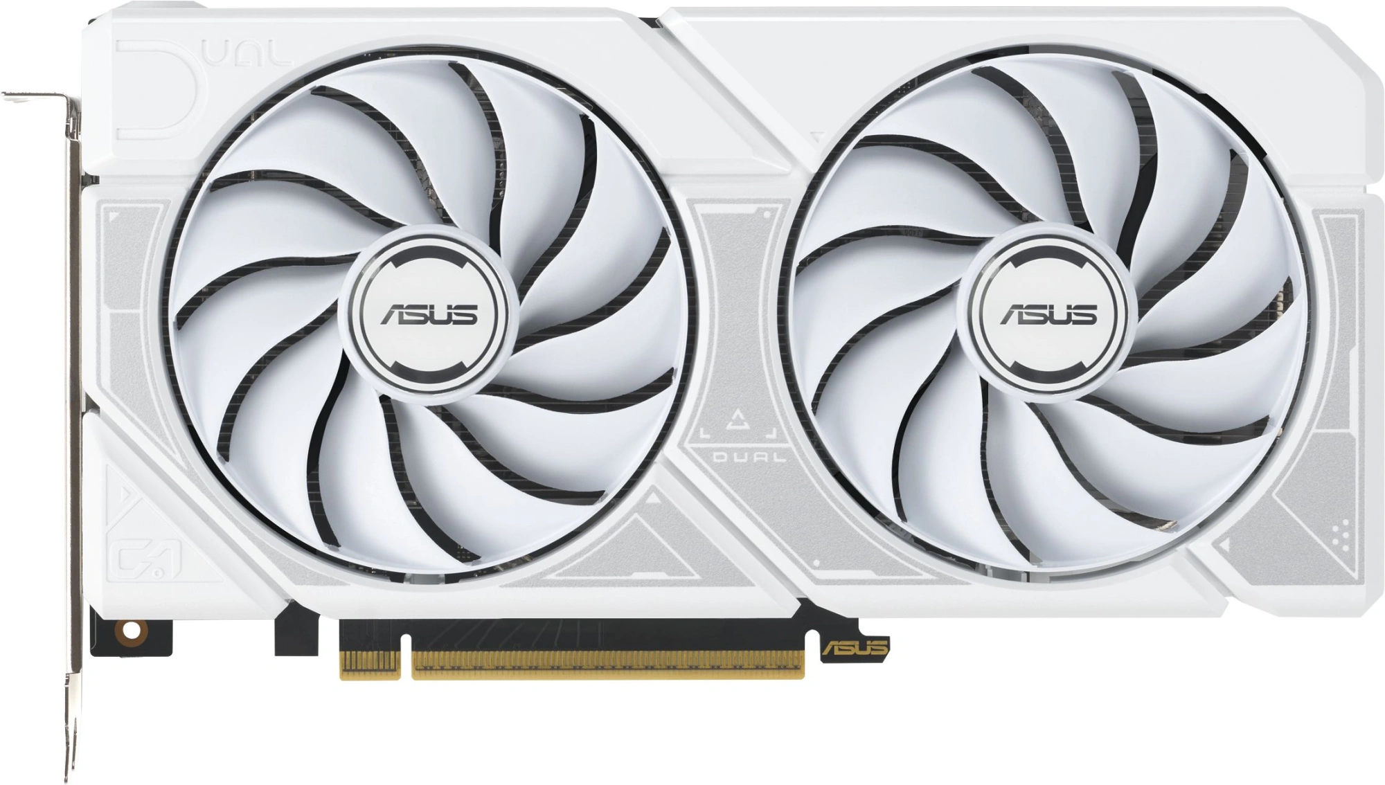 Видеокарта Asus PCI-E 5.0 DUAL-RTX5060TI-O16G-WHITE NVIDIA GeForce RTX 5060TI 16Gb 128bit GDDR7 2602/28000 HDMIx1 DPx3 HDCP Ret