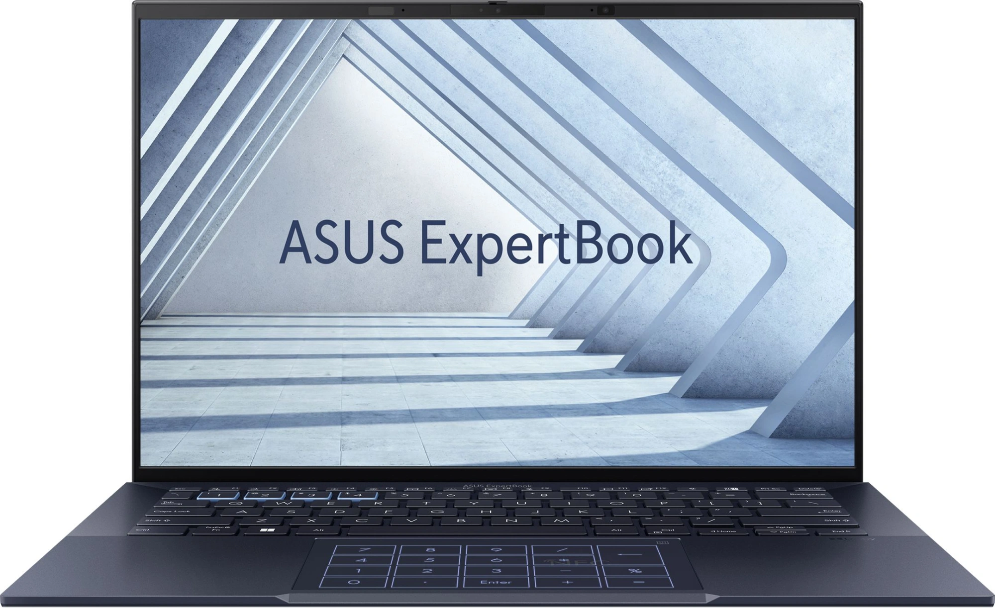 Ноутбук Asus ExpertBook B9 B9403CVAR-PP2169W Core 7 150U 32Gb SSD1Tb Intel Graphics 14" OLED WQXGA+ (2880x1800) Windows 11 Home black WiFi BT Cam Bag (90NX05W1-M03010)