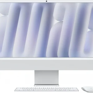 Моноблок Apple iMac A3247 24" 4.5K M4 8 core (4) 16Gb SSD256Gb 8 core GPU macOS WiFi BT 143W клавиатура мышь Cam серебристый 4480x2520