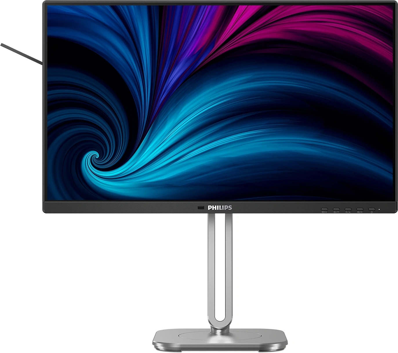 Монитор Philips 23.8" 24B2U4301 черный IPS LED 4ms 16:9 HDMI M/M матовая HAS Piv 1000:1 300cd 178гр/178гр 1920x1080 120Hz DP FHD USB 4.37кг
