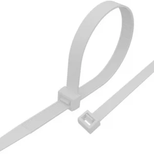 Стяжка пластиковая Rexant 87-0400 400x4.8мм (упак:100шт) нейлон внешний (-60/+85) белый