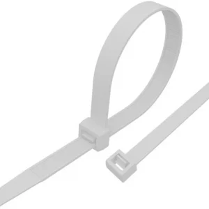 Стяжка пластиковая Rexant 87-0502 500x7.6мм (упак:100шт) нейлон внешний (-60/+85) белый