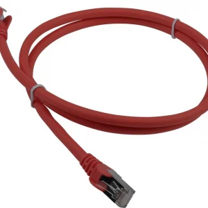 Патч-корд Lanmaster LAN-PC45/S6A-0.5-RD S/FTP RJ-45 вил.-вилка RJ-45 кат.6A 0.5м красный LSZH