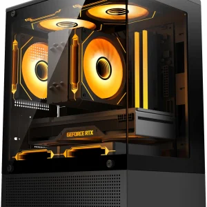 Корпус Accord ACC-UE2B TG OFFICE PRO черный без БП mATX 2xUSB2.0 1xUSB3.0 1xUSB3.1 audio