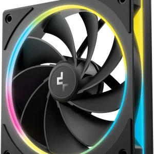 Вентилятор для корпуса Deepcool FL12R SE Reverse ARGB 120х120x25 черный 4-pin 28.67дБ (упак.:1шт) (R-FL12RSE-BKAPN1-G) Ret