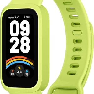 Фитнес-трекер Xiaomi Smart Band 9 Active TFT корп.:зеленый рем.:зеленый (BHR08L1GL)