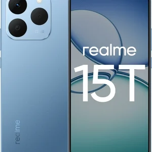 Смартфон Realme RMX5111 15T 256Gb 12Gb голубой моноблок 3G 4G 6.78" 1264x2780 Android 15 50Mpix 802.11 a/b/g/n/ac/ax/be NFC GPS GSM900/1800 GSM1900