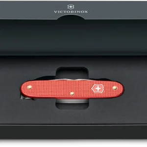 Нож перочинный Victorinox Pioneer X Alox LE 2025 Stone Red (0.8231.L25) 93мм 9функц. красный подар.коробка
