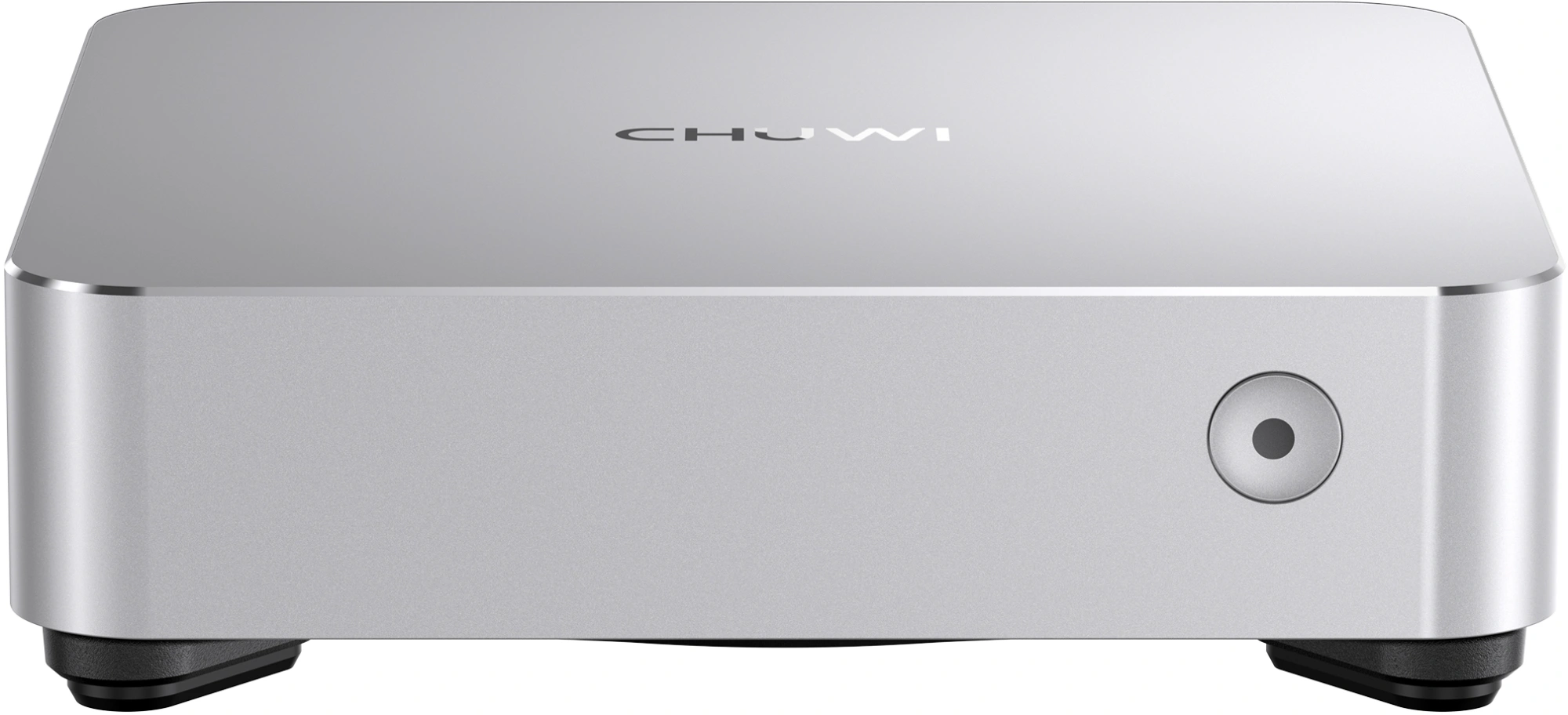 ПК Мини Chuwi AuBox Ryzen 7 8745HS (3.8) 16Gb SSD512Gb 780M Windows 11 Pro 2x2.5GbitEth WiFi BT 120W серебристый/черный