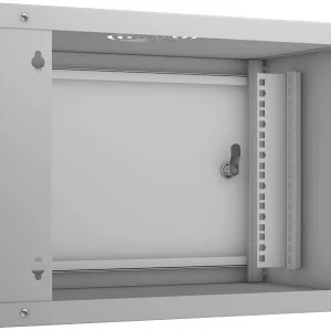 Шкаф коммутационный Cabeus (WSC-05D-6U55/45M) настенный 6U 550x450мм пер.дв.металл 30кг серый 390мм 220град. 320мм IP20 сталь