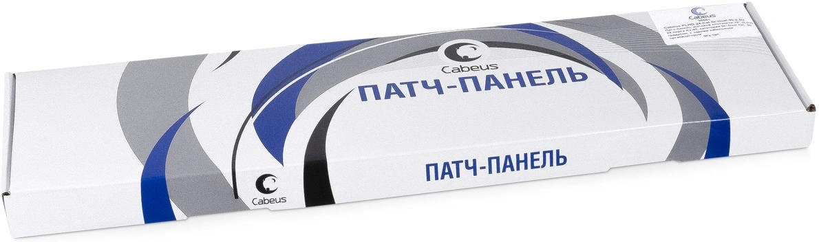 Патч-панель Cabeus PLHD-24-CAT.5E-DUAL-90-0,5U 19" 0.5U 24xRJ45 кат.5E
