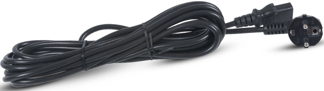 Кабель Cablexpert PC-186-VDE-5M Schuko-C13 3x0.75мм2 10A VDE с заземлением 5м черный пакет