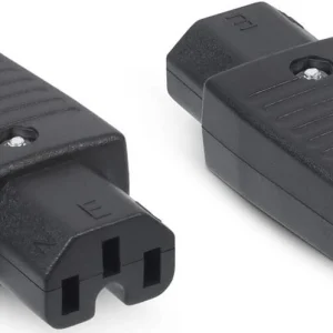 Вилка Cabeus IEC-320-C13 черный