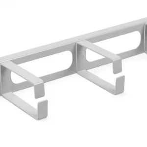 Кабельный органайзер горизонтальный Cabeus JB08-1U-GY кольца 1U шир.:19" глуб.:100мм