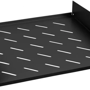 Полка стационарная Cabeus SH-J017-2U-400-BK 2U нагр.:20кг. 19" 400мм черный