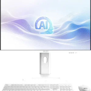 Моноблок MSI Modern AM273QP AI 1UM-094XRU 27" WQHD Core Ultra 7 155H (1.4) 32Gb SSD1Tb Graphics CR без ОС 2.5xGbitEth WiFi BT 150W клавиатура мышь Cam белый 2560x1440