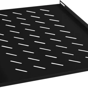 Полка стационарная Cabeus RA-J018-FC-700-BK нагр.:45кг. 19" 700мм черный