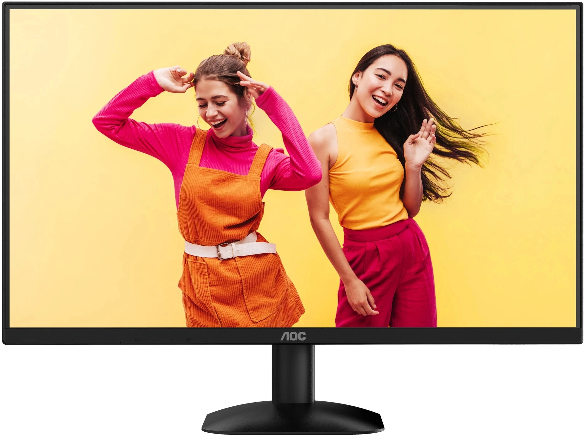 Монитор AOC 27" Q27B35E черный IPS LED 1ms 16:9 HDMI матовая HAS 1500:1 350cd 178гр/178гр 2560x1440 75Hz DP 2K 3.82кг