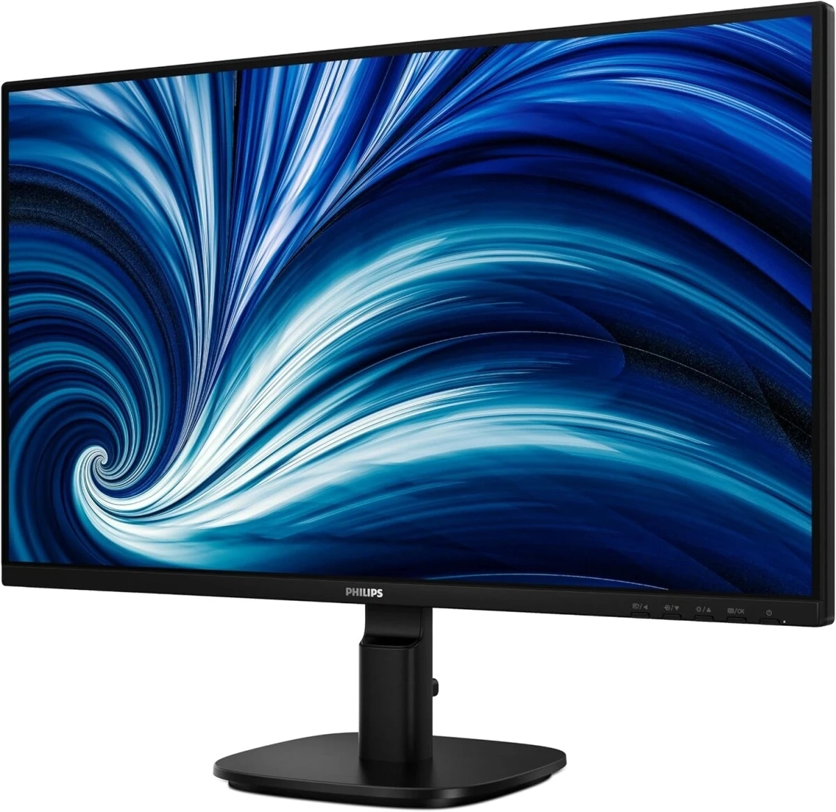Монитор Philips 23.8" 24B2N2200 черный IPS LED 4ms 16:9 HDMI M/M матовая 1500:1 300cd 178гр/178гр 1920x1080 120Hz VGA DP FHD 4.37кг