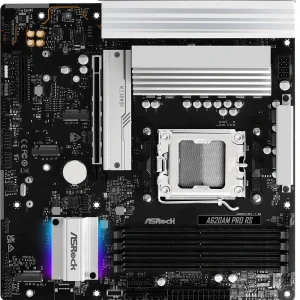 Материнская плата Asrock A620AM Pro RS Socket AM5 AMD A620A 4xDDR5 mATX AC`97 8ch(7.1) 2.5Gg RAID+HDMI+DP