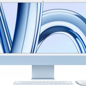 Моноблок Apple iMac A2874 24" 4.5K M3 8 core (4) 8Gb SSD512Gb 10 core GPU macOS WiFi BT 143W клавиатура мышь Cam синий 4480x2520